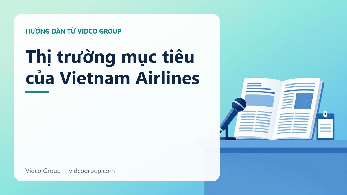 Hình minh họa: Thị trường mục tiêu của Vietnam Airlines
