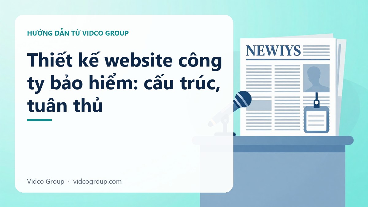 Thiết kế website công ty bảo hiểm: cấu trúc, tuân thủ