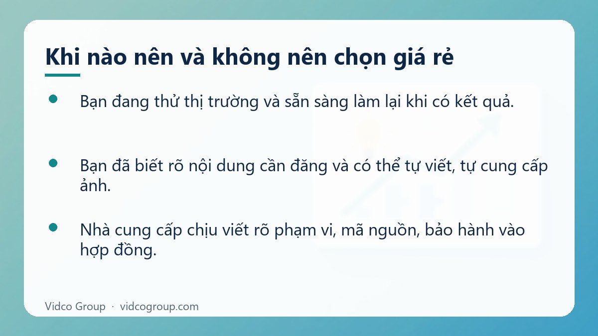 Danh sách: Khi nào nên và không nên chọn giá rẻ
