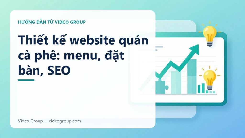 Thiết kế website quán cà phê: menu, đặt bàn, SEO