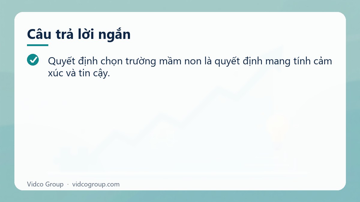 Câu trả lời ngắn: Thiết kế website trường mầm non