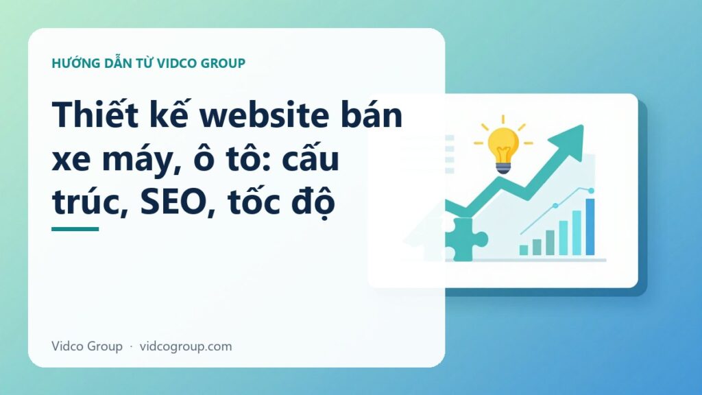 Thiết kế website bán xe máy, ô tô: cấu trúc, SEO, tốc độ