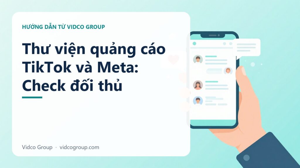 Thư viện quảng cáo TikTok và Meta: Check đối thủ