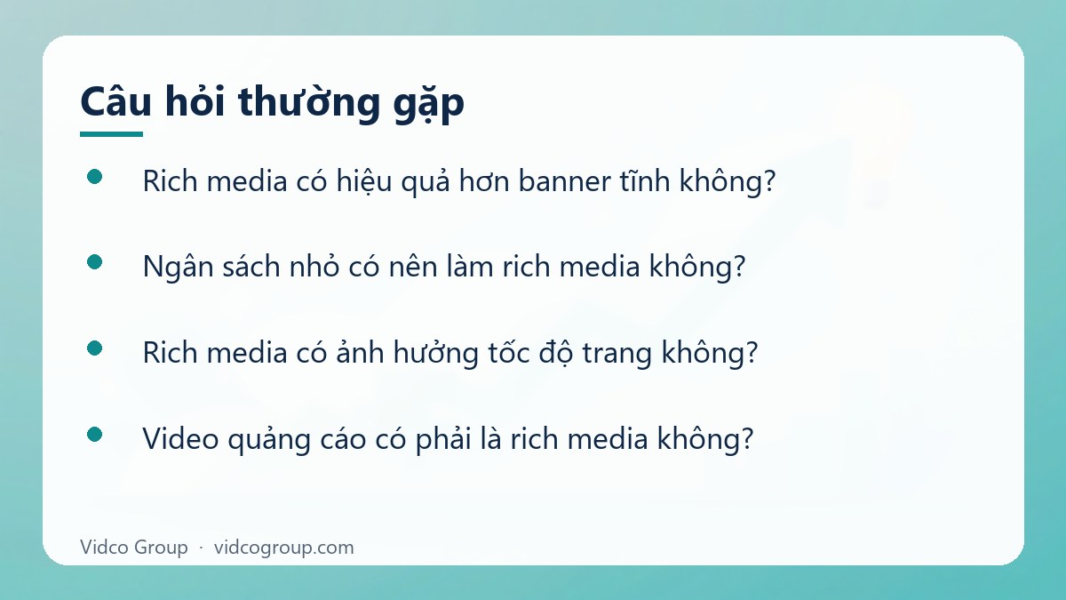 Một số câu hỏi thường gặp về Rich Media là gì