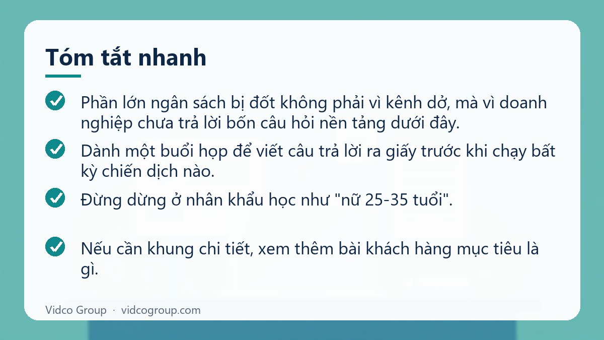 Tóm tắt nhanh: Tìm kiếm khách hàng mới