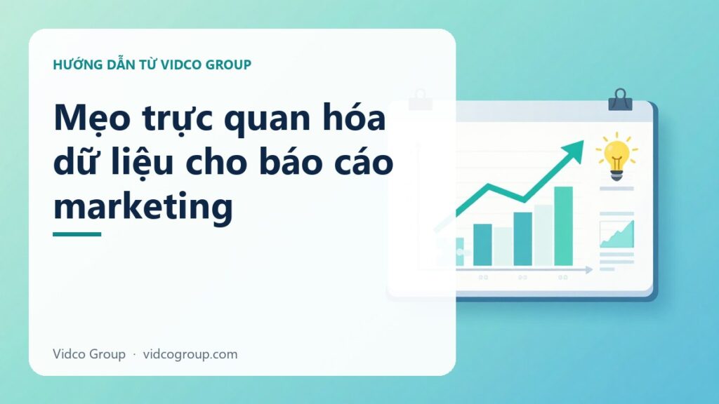 Mẹo trực quan hóa dữ liệu cho báo cáo marketing