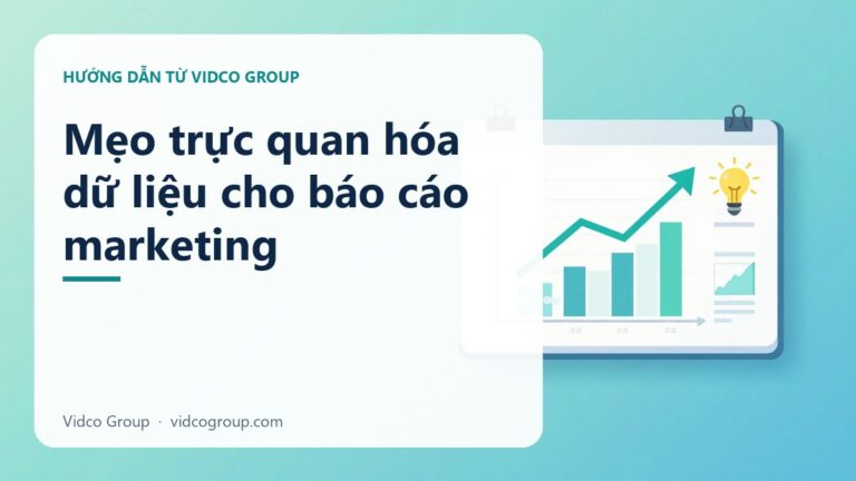 Mẹo trực quan hóa dữ liệu cho báo cáo marketing
