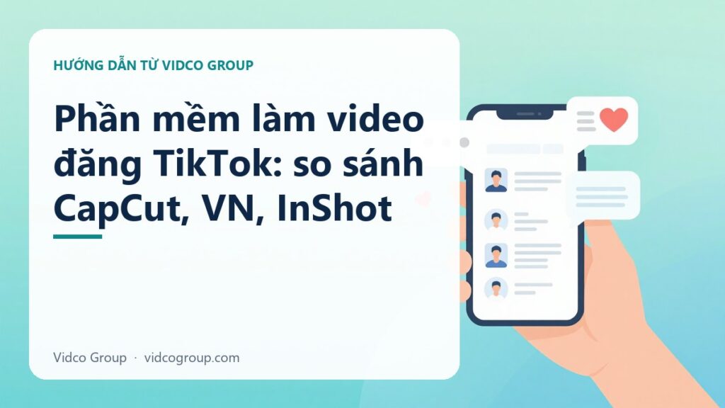 Phần mềm làm video đăng TikTok: so sánh CapCut, VN, InShot