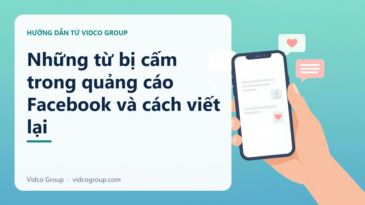 Hình minh họa: Những từ bị cấm trong quảng cáo Facebook và cách viết lại
