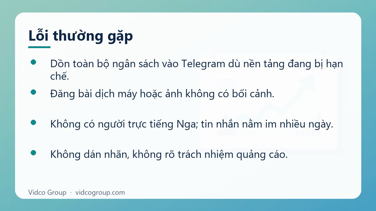 Danh sách: Lỗi thường gặp
