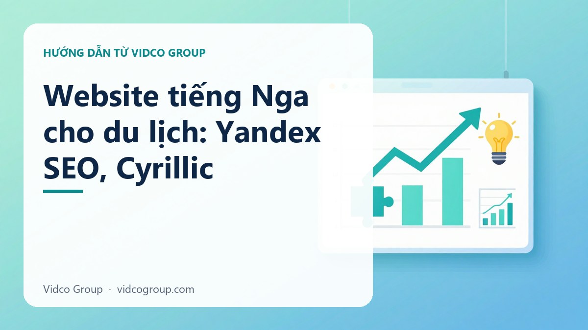 Website tiếng Nga cho du lịch: Yandex SEO, Cyrillic