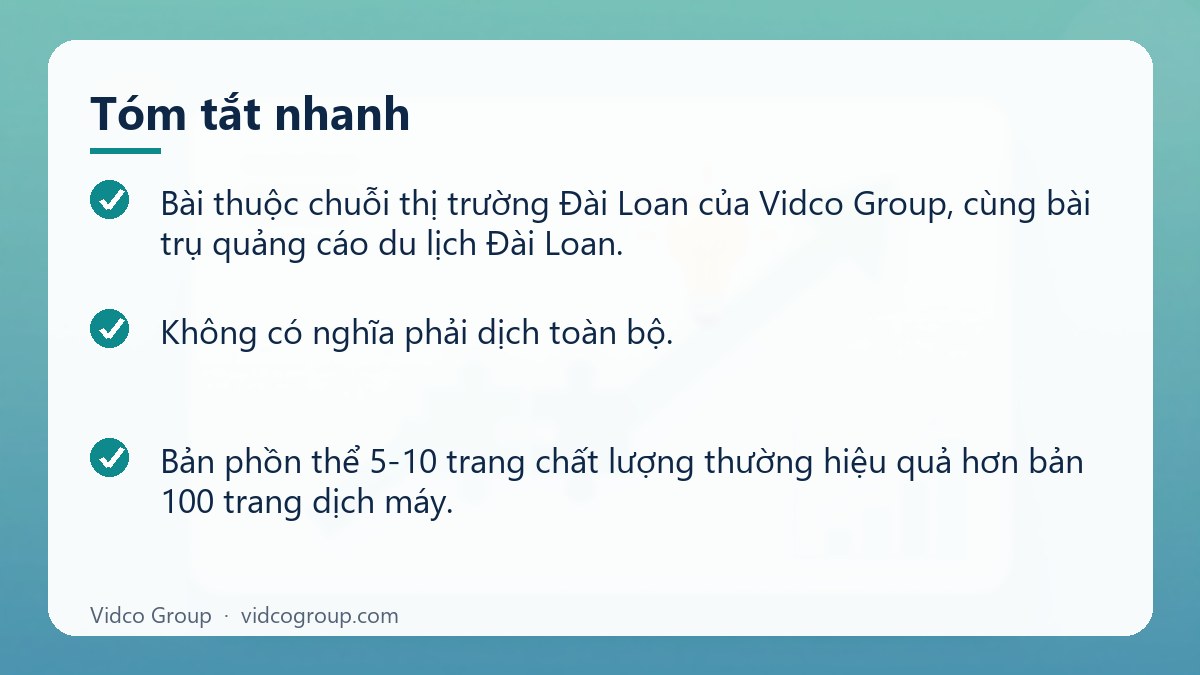 Tóm tắt nhanh: Website tiếng Trung phồn thể cho du lịch