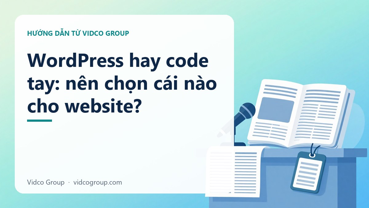 Hình minh họa: WordPress hay code tay: nên chọn cái nào cho website?