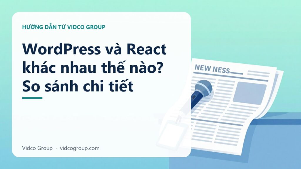 WordPress và React khác nhau thế nào? So sánh chi tiết