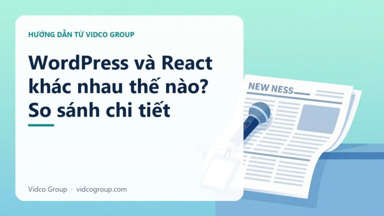 WordPress và React khác nhau thế nào? So sánh chi tiết