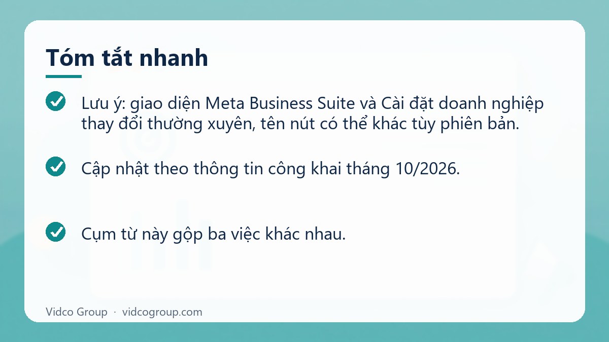Tóm tắt nhanh: Xóa tài khoản quảng cáo ra khỏi BM bị hạn chế