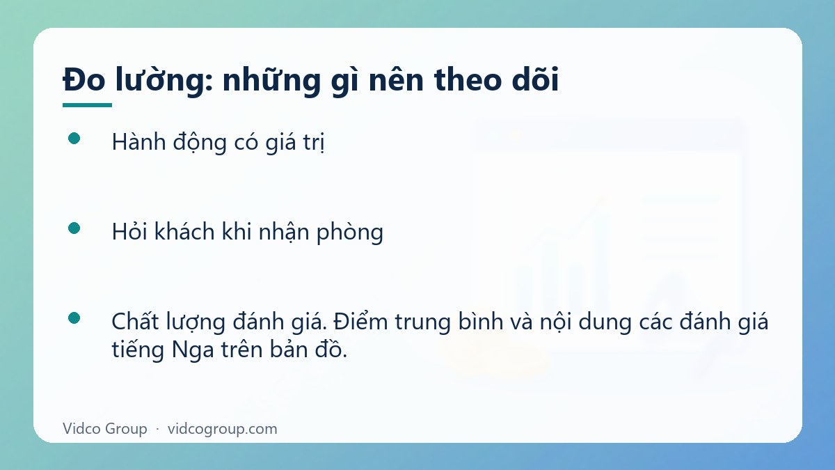 Danh sách: Đo lường: những gì nên theo dõi