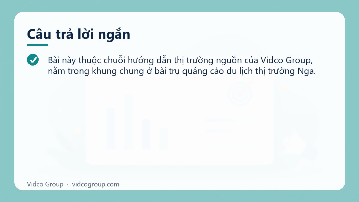 Câu trả lời ngắn: Yandex Direct và Yandex Maps cho du lịch